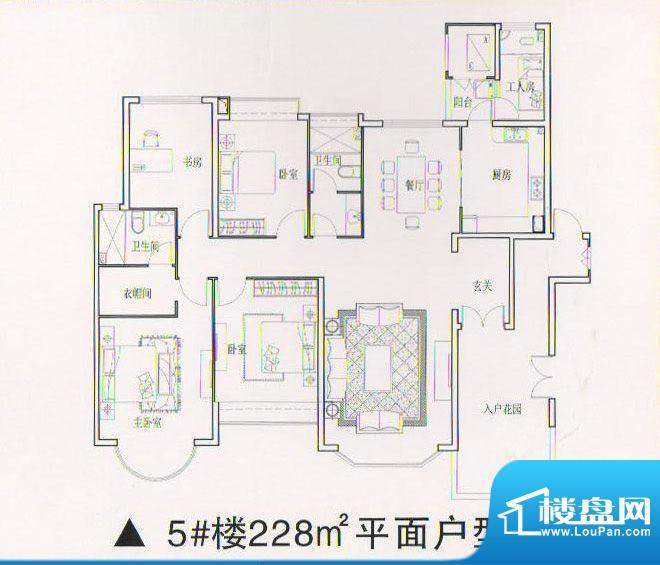 乾坤豪府5 4室2厅2卫面积:0.00m平米