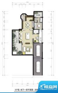 嶺秀山南E户型 地下面积:0.00m平米