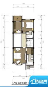 嶺秀山南B户型 二层面积:0.00m平米