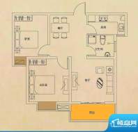 上品印象E3 2室2厅1面积:75.72m平米