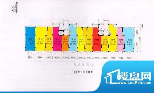 碧水华庭商铺分布图面积:0.00m平米