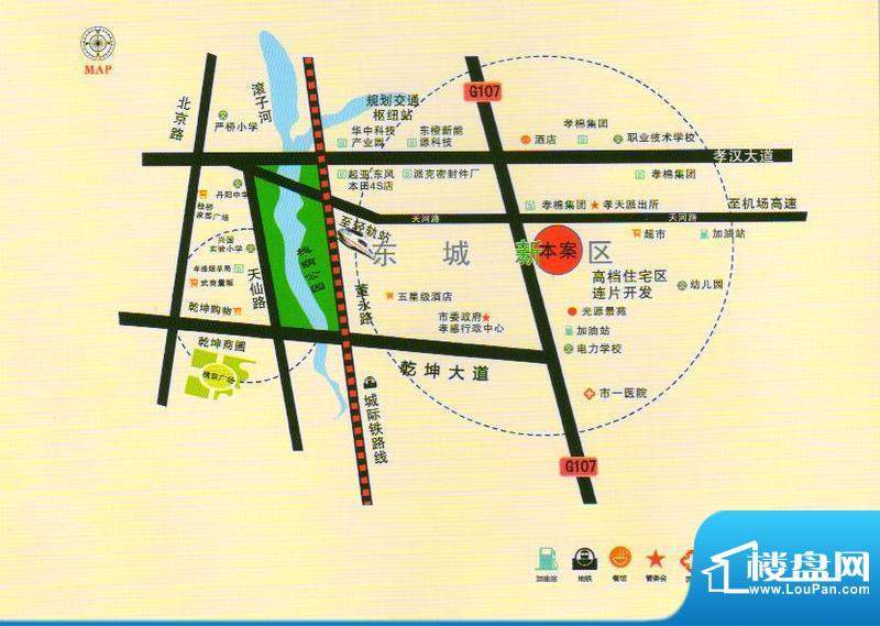 隆中鑫城区位图