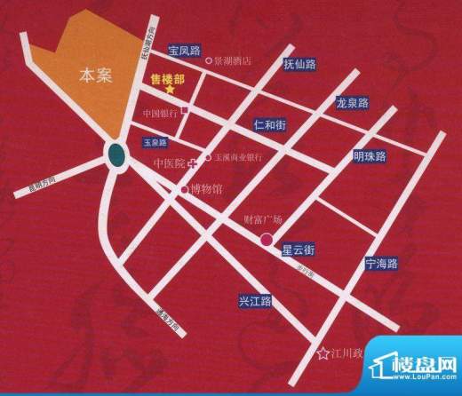 古滇国城交通图