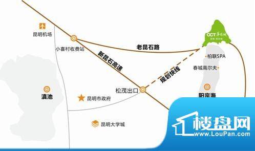 云南华侨城交通图