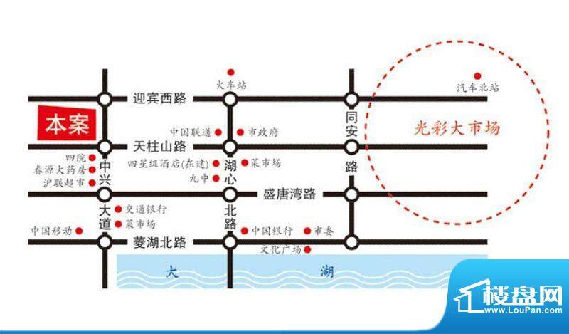 联富·尚城华庭交通图