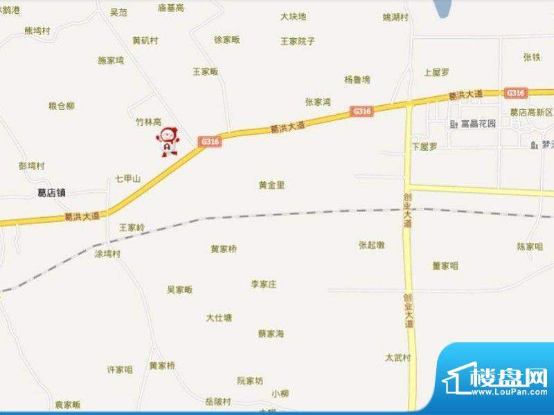 金谷鑫城三期交通图