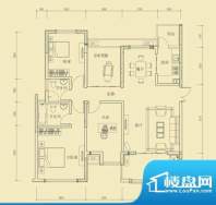 大楚城一期4栋F1户型面积:122.00m平米