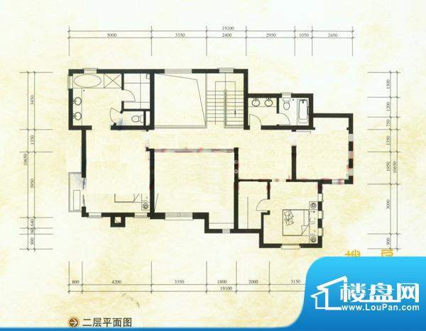 蒙塔卡利F（二层）户面积:280.00m平米