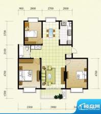 天巢广场2#楼C2户型面积:120.00m平米