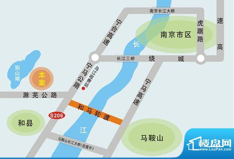 碧桂园·如山湖城交通图
