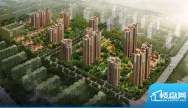 北京城建·红木林效果图-西南向鸟瞰