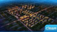 北京城建·世华龙樾夜景鸟瞰效果图
