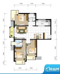 北京城建·世华泊郡12#G2户型 面积:129.00平米