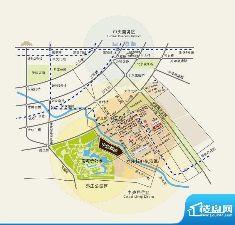 中信新城交通图-区位图