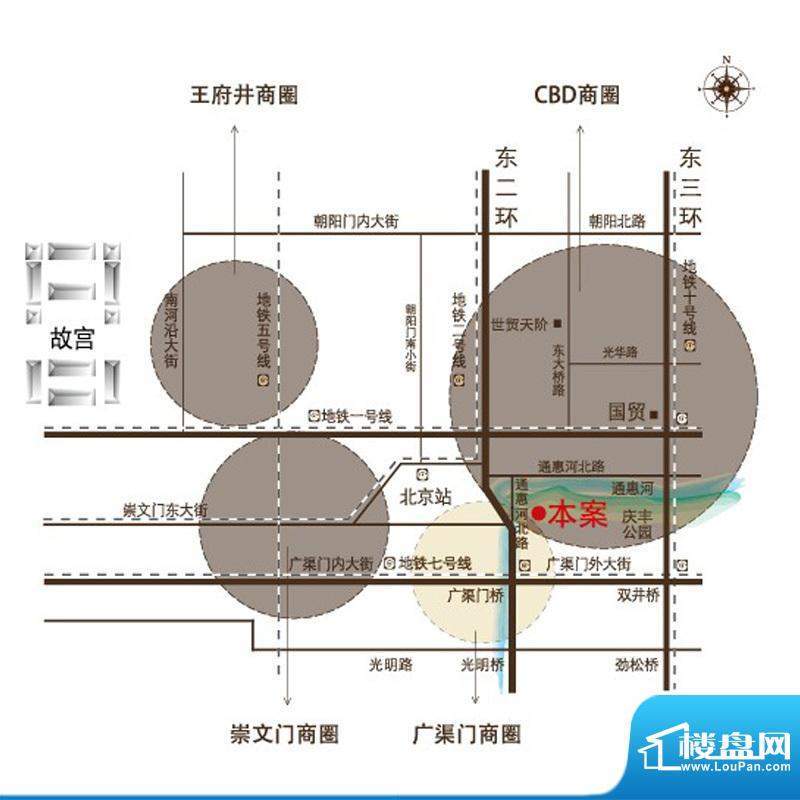 京禧阁项目交通图