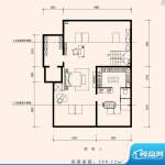 朱雀门家苑MM1西单元东户型二层面积:259.12平米