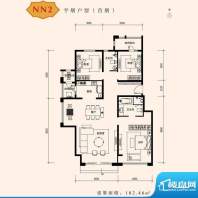 朱雀门家苑NN2平层（首层）户型面积:182.46平米