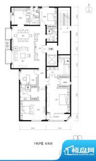 公园18727#B1户型 4室2厅4卫1厨面积:270.00平米