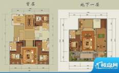 西山壹号院下跃-B户型图 3室3厅面积:660.00平米