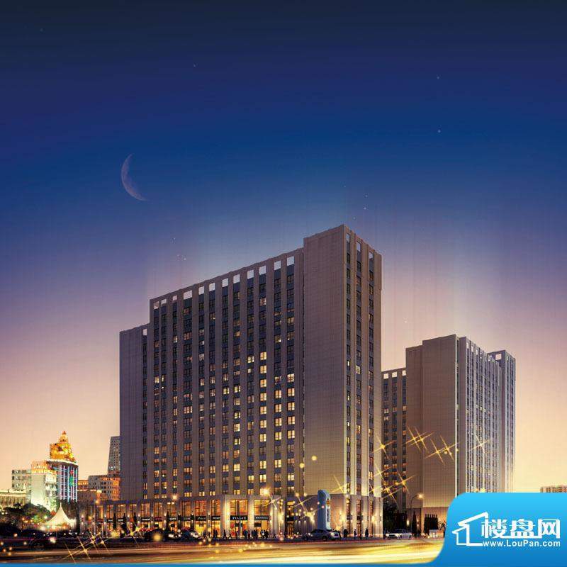 中国铁建国际城乐想汇夜景效果图