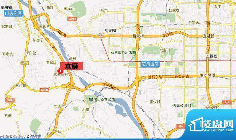 中国铁建·梧桐苑交通区位图