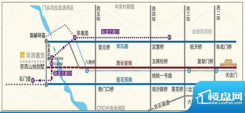 华润·润西山交通图
