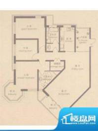 尚海湾豪庭户型图 3室2厅2卫面积:170.00平米