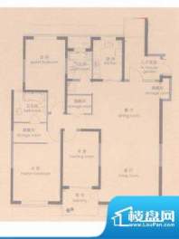 尚海湾豪庭户型图 3室2厅2卫面积:178.00平米