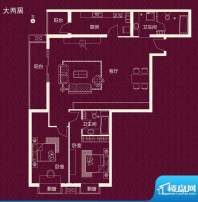 天通苑天通公园里两居户型 2室面积:159.76平米