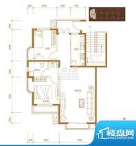 北潞尚界DI-5户型 2室2厅1卫1厨面积:79.55平米