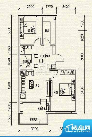 高教新城·学区嘉园惠风园4号楼面积:87.00平米