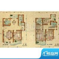 聚贤煌都复式户型 5室2厅3卫1厨面积:191.01平米