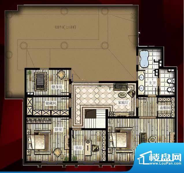 西单上国阙F2-2户型 3室2厅2卫