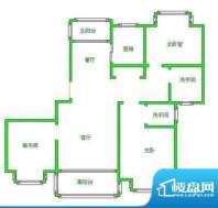 秋霞坊 4室 户型图面积:140.00平米