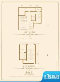 华贸城·铂金墅金台墅 1室面积:243.00平米