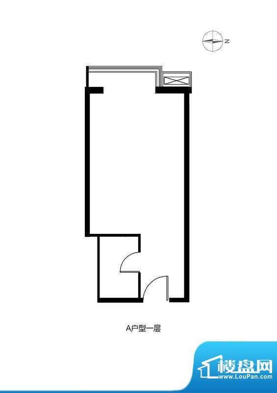 绿城阳光公馆商业A户型图 