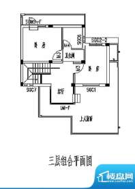 宜山居b户型-3层户型图 3室1厅面积:220.00平米