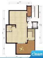 亿城西山公馆新D-B下跃户型图 面积:142.00平米