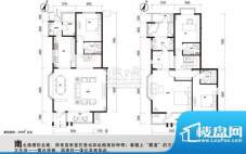 百旺杏林湾(永丰嘉园)跃层户型面积:249.00平米