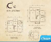 原乡美利坚cc户型图 3室2厅2卫面积:273.78平米