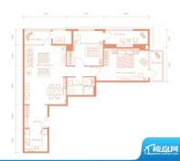 建邦·礼仕阁A户型 2室2厅2卫1面积:150.00平米