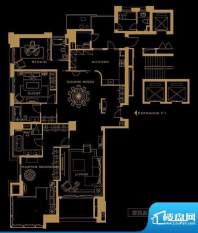 白金湾F1户型图 3室2厅3卫面积:278.50平米