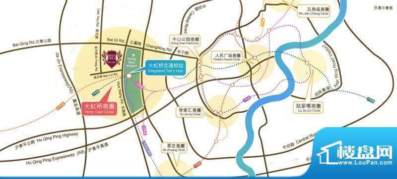 上海年华三期瑞生花园交通图