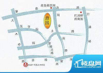 汇峰鼎园交通图