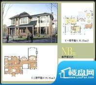 西郊庄园户型图 2室3厅3卫1厨