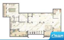 棕榈泉花园三期C户型地下室 1室面积:841.32平米