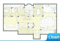 棕榈泉花园三期E户型地下室 1室面积:721.19平米