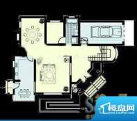 东源丽晶别墅F18户型一层 3厅1面积:400.00平米