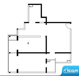 铂晶豪庭G户型 2室2厅2卫1厨面积:154.00平米