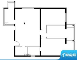 铂晶豪庭M户型 3室2厅2卫1厨面积:140.00平米